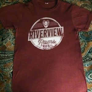 Riverview Rams Heathered Maroon Shirt